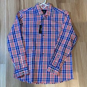 Franco Vanucci Long Sleeve Button Down Shirt